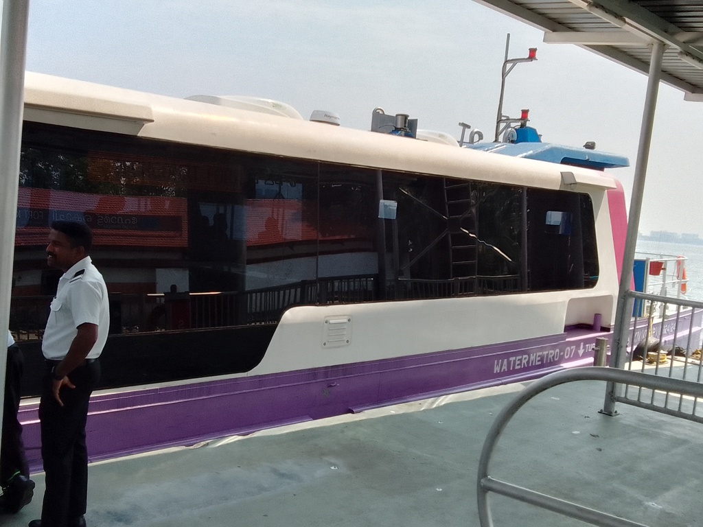 water metro kochi from outside