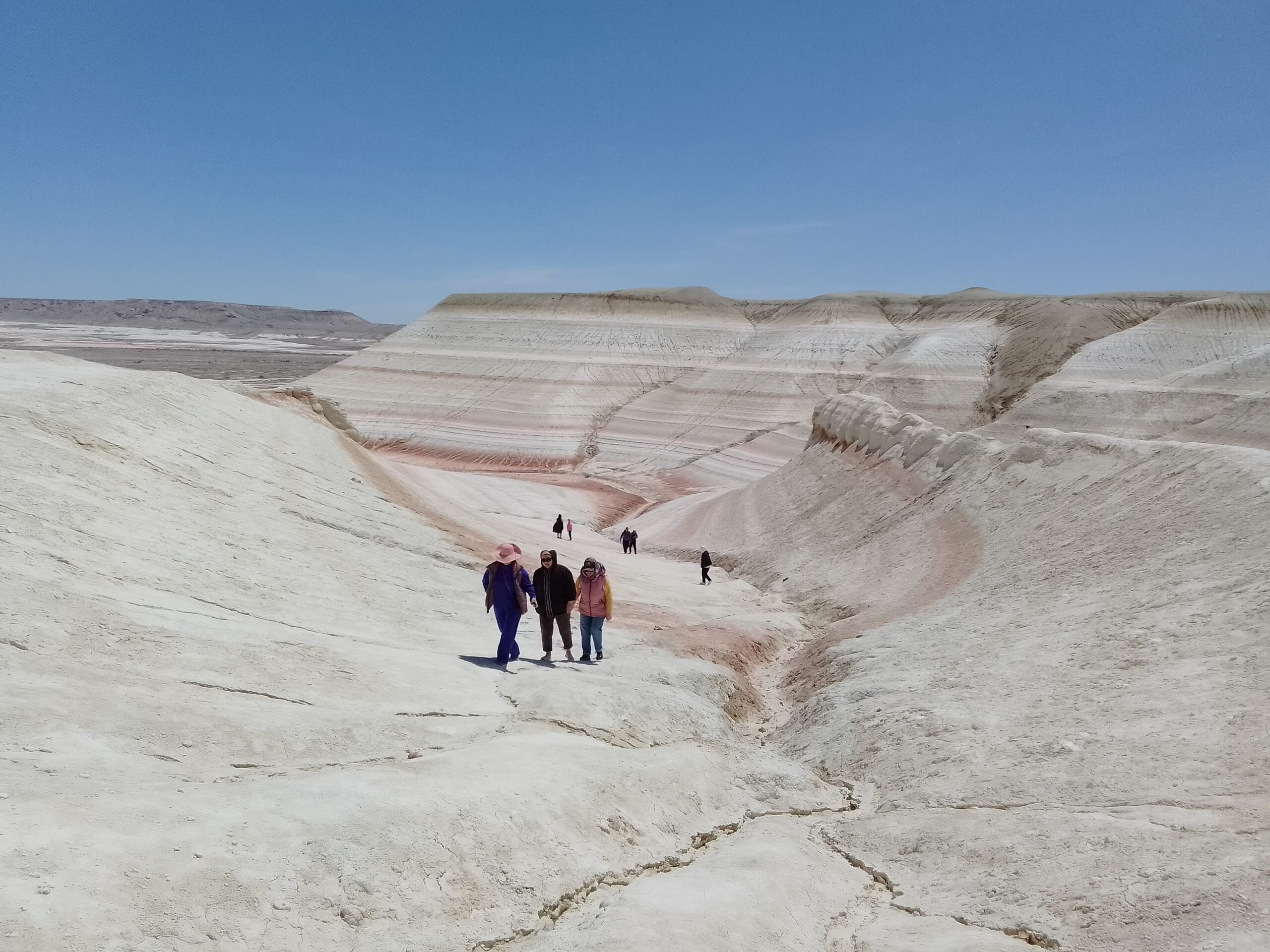 chalk mountain in Ustyurt Plateau