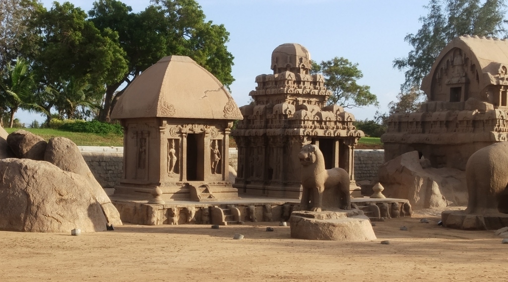 five raths of Mahabalipuram